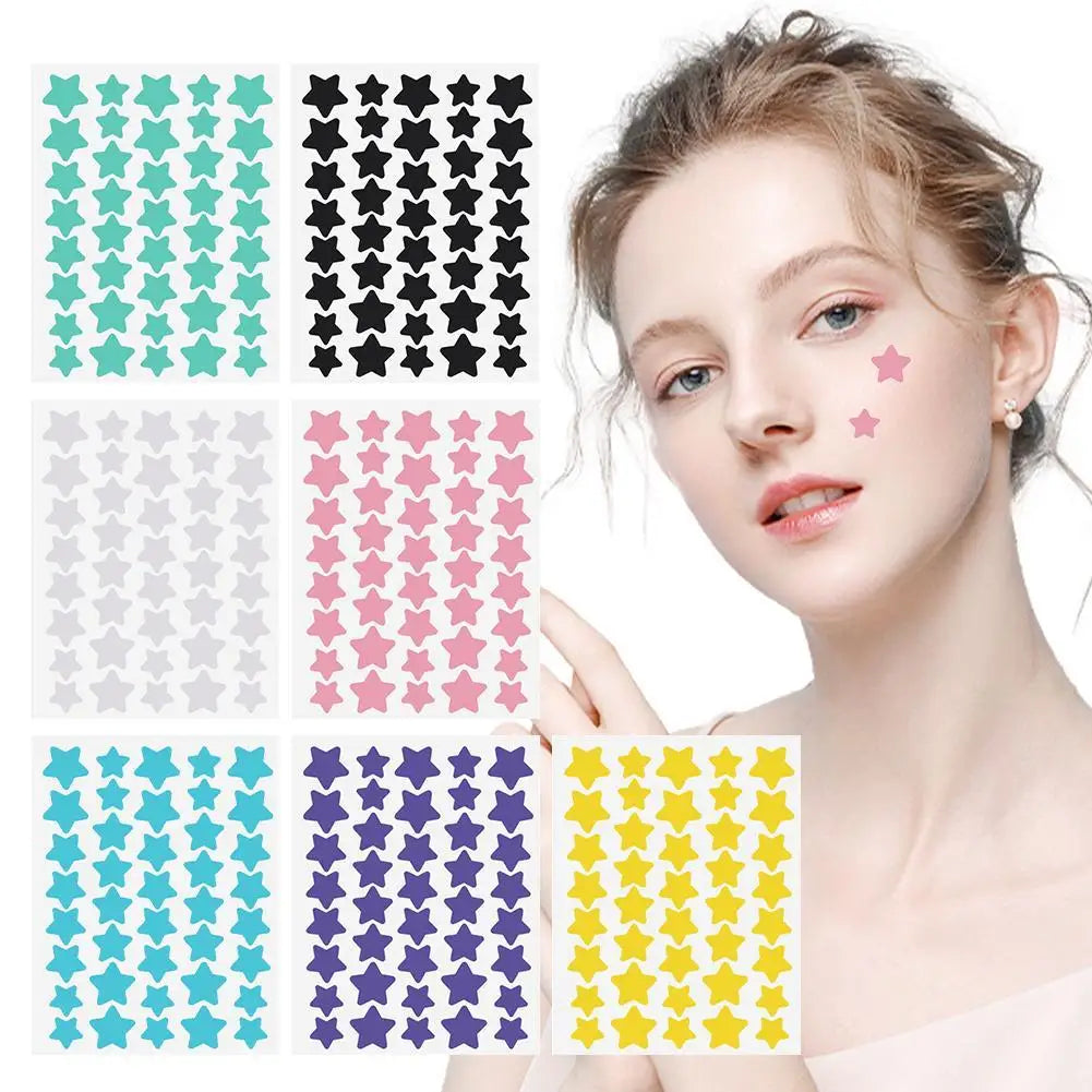 Colorful Star Pimple Patches - 40 Pack