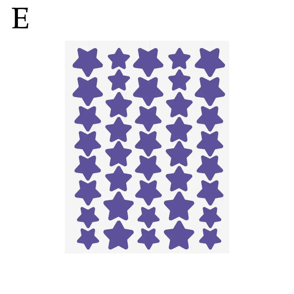 Colorful Star Pimple Patches - 40 Pack