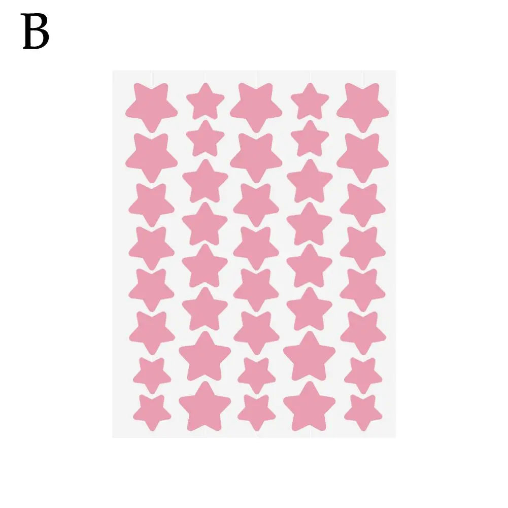 Colorful Star Pimple Patches - 40 Pack